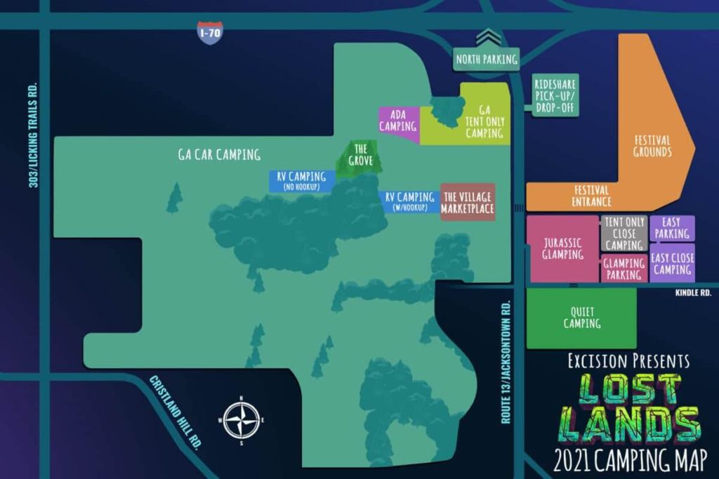 Lost Lands 2024 Map - Dale Mignon