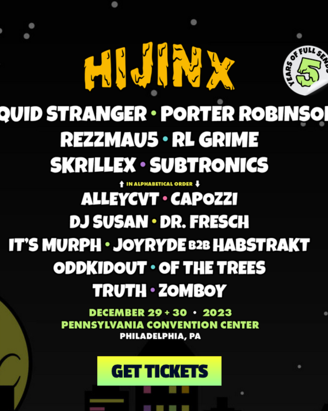 HiJinx Festival Lineup Drop 2023 Rave Hackers